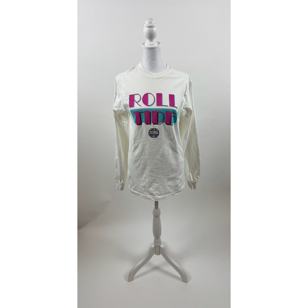 University Of Alabama 2020 National Championship Long Sleeve T-Shirt Size S